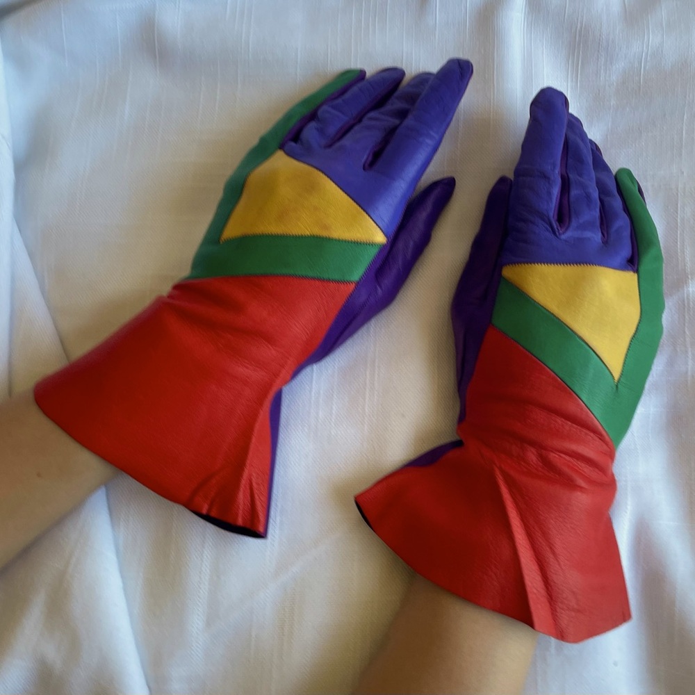 Vintage French Leather Gloves (one of a kind)